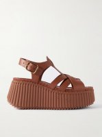 Nama leather platform sandals