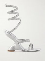 Symphony metallic leather sandals