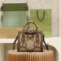 GUCCI DIANA JUMBO GG MINI TOTE BAG