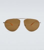 GucciMetal frame aviator sunglasses