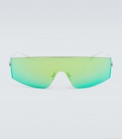 Bottega VenetaMask flat-top sunglasses