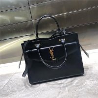 Yves Saint Laurent Medium Uptown Tote Shiny Smooth Leather (Varied Colors)