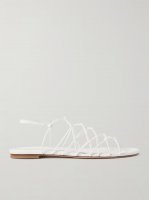 Gio knotted elastic and leather sandals