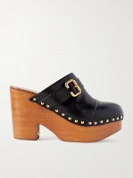 Jeanette studded platform clogs