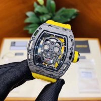 Richard Mille RM052 Skull Collection Latest Night Carbon Fiber Upgrade Watch