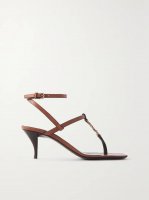 Cassandra logo-embellished leather sandals