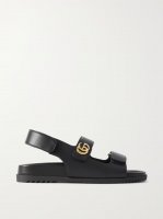 Moritz logo-embellished leather slingback sandals