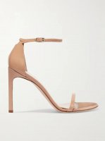 NudistSong patent-leather sandals