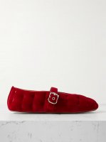 Ballerina velvet ballet flats