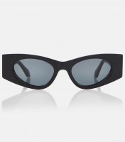 AlaïaLogo oval sunglasses