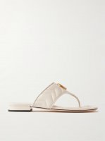 Marmont logo-embellished matelassé leather sandals