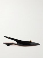 VLOGO Bold 20 embellished patent-leather pumps