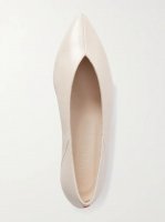 Moa leather point-toe flats