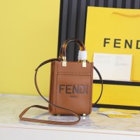 FENDI HANDBAG BROWN