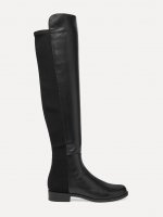 5050 leather and stretch knee boots