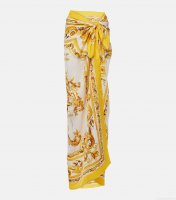 Dolce&GabbanaMajolica silk scarf