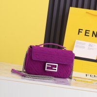 FENDI HANDBAG Purple Red