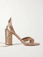 Ari 85 metallic leather sandals