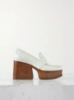 Augusta leather platform loafers