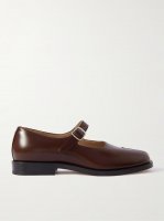 Tabi split-toe leather Mary Jane flats