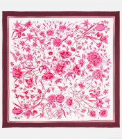 GucciFloral silk twill scarf