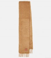 LoeweMohair and wool-blend scarf