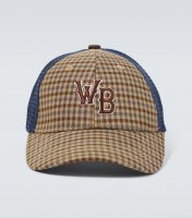 Wales BonnerOriginal monogram checked baseball cap