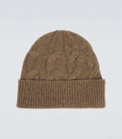 Le KashaAbobo cable-knit cashmere beanie