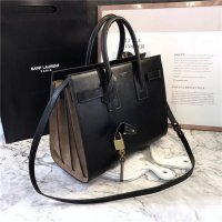 Yves Saint Laurent Classic Small SAC DE JOUR Black Leather