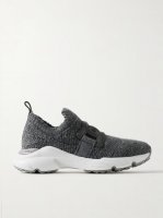 Kate rubber-trimmed wool-blend slip-on sneakers