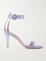 Portofino 85 metallic leather sandals