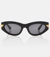 Bottega VenetaClassic oval sunglasses