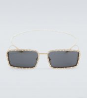 GucciEmbellished rectangular sunglasses