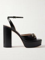 Lady horsebit-detailed leather sandals