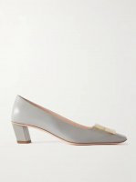 Belle Vivier buckled leather pumps