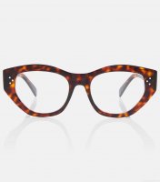 Celine EyewearTortoiseshell cat-eye glasses