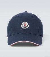 MonclerLogo cotton baseball cap