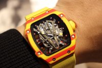 Richard Mille Men’s Collection RM27-03 Titanium and Gold Ultra-Light Tourbillon Mechanical Watch