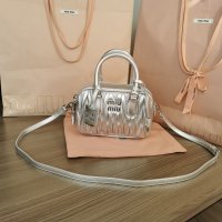 MIUMIU HANDBAG silver color