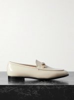 Jordaan horsebit-detailed patent-leather loafers