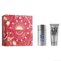 Kit Perfume Carolina Herrera 212 Men Nyc Masculino Eau e Toilette 100 ml + Pós Barba 100 ml