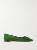 Maysale suede point-toe flats