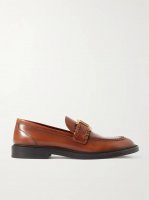 Marcie embellished leather loafers