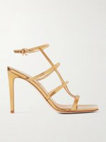 95 metallic leather sandals