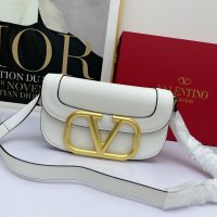 Valentino Garavani MAXI Crossbody Bag white