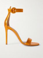 Portofino 105 metallic leather sandals