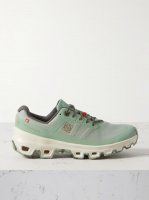 + On Cloudventure recycled-canvas and mesh sneakers