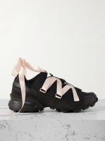 + Sandy Liang Speedcross satin, rubber and mesh-trimmed ripstop sneakers