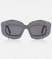 LoewePavé Screen embellished square sunglasses