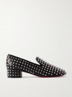 Spikeasy studded leather pumps